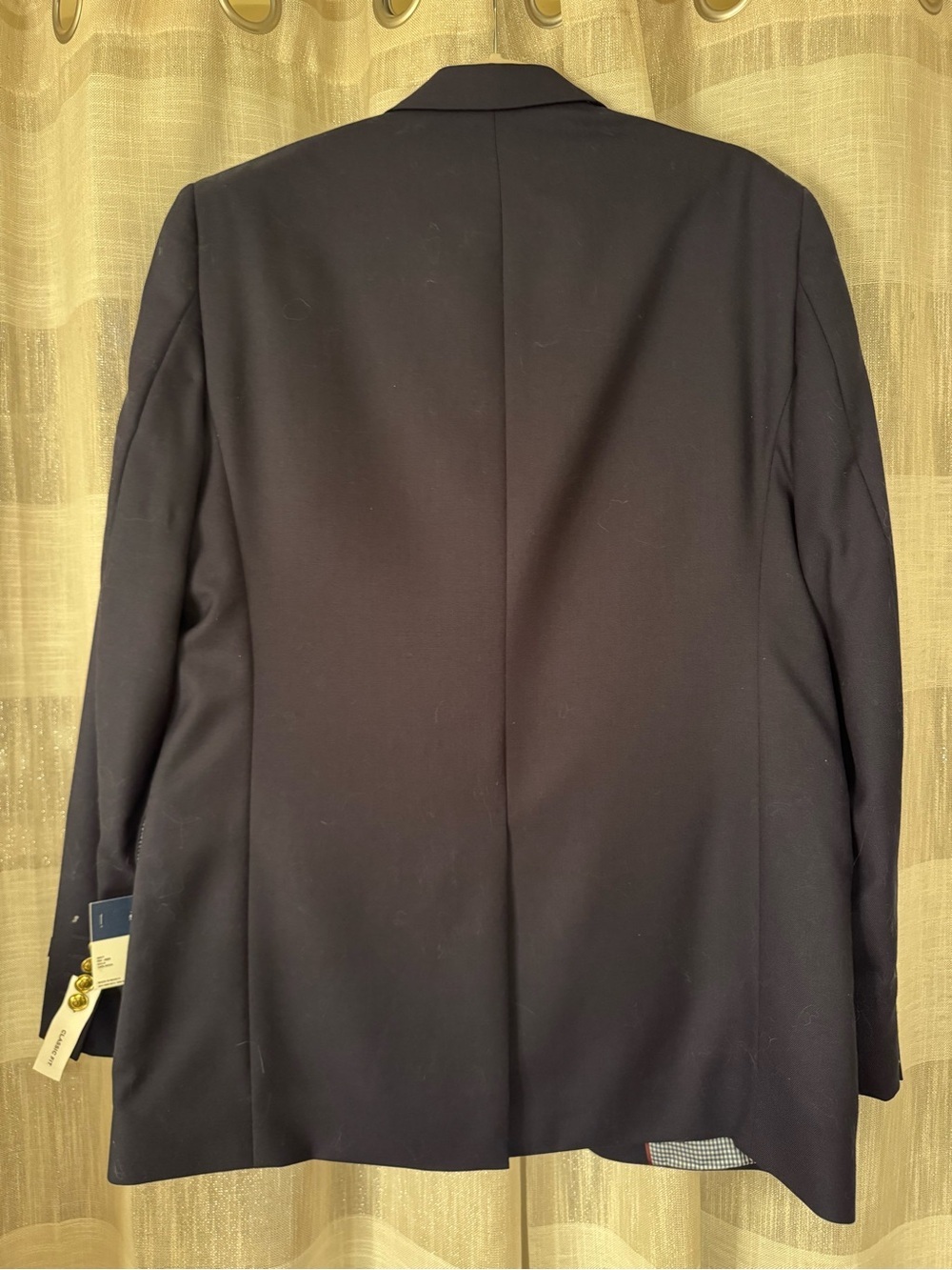Stafford Navy Blazer with Gold Buttons - Picture 5 of 12